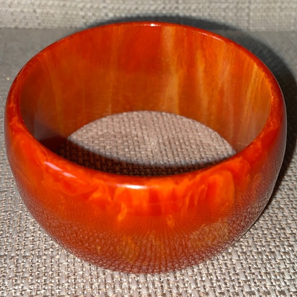 BAKELITE 🎉HOST PICK🎉 bracelet VTG amber orange and green STUNNING 🤩 😍 - Picture 4 of 12